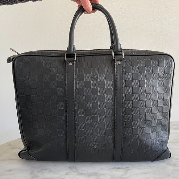 Louis Vuitton Black Damier Infini Porte-Documents Voyage - Picture 2 of 7